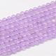 Natural Amethyst Beads Strands G-F306-11-8mm-1