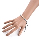Nylon regolabile bracciali intrecciati cavo di perline BJEW-JB05480-02-4