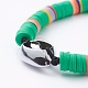 Handgemachte geflochtene Perlen Armbänder aus Fimo BJEW-JB05054-02-4
