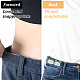 Gomakerer 7 ペア 7 色モンスター形状合金調節可能なジーンズボタンピン  腰締め  衣料品の留め具の縫製  ミックスカラー  39x17x18.5mm  1ペア/カラー AJEW-GO0001-33-6