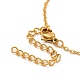 Crystal Rhinestone Cross Dangle Hoop Earring & Pendant Nacklace SJEW-P002-03G-7