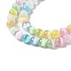 Brins de perles teints en sélénite naturelle G-P493-02D-4