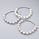 Glas Perlen Armbänder strecken BJEW-JB04758-1