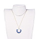 Japanese Seed Beads Pendant Necklaces NJEW-JN02433-03-3