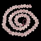 Natürlichen Rosenquarz Perlen Stränge G-M403-A06-5