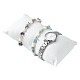 Exhibición del reloj del brazalete de la joya de la almohada de cuero BDIS-H015-1-1