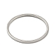 304 простое кольцо на палец из нержавеющей стали для женщин и мужчин RJEW-F152-05P-B-2
