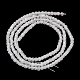 Brins de perles de pierre de lune arc-en-ciel naturel G-I353-04-2