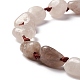 Chapelets de perles de quartz fumées naturelles G-B024-09-3