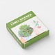 Plant Pattern DIY Paper Label Paster Picture Stickers AJEW-L058-34-3