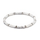 5pcs 5 Stil natürliche gemischte Edelsteinsäule Perlen Stretch Armbänder Set für Frauen BJEW-JB08989-3