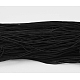 Corda elastico, nero, circa 1 mm di spessore, circa 25.15~27.34 iarde (23~25 m)/fascio