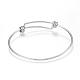 Adjustable 304 Stainless Steel Expandable Bangle Making BJEW-G546-01P-3