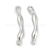 Латунные текстурированные подвески-соединители KK-Q028-21P