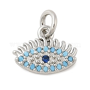 Латунные микро проложить кубического циркония подвески KK-U056-08P