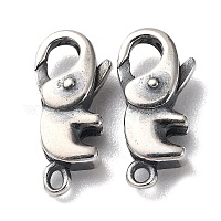 925 Karabinerverschluss aus Thailand-Sterlingsilber&nbsp;STER-D003-59A-AS