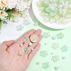 120 bouchons de perles en acrylique.&nbsp;OACR-PA0002-13C