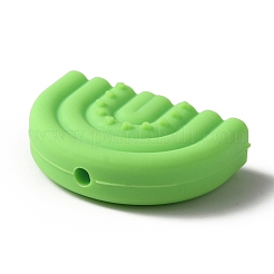 Perles de silicone écologiques de qualité alimentaire&nbsp;SIL-WH0033-45G