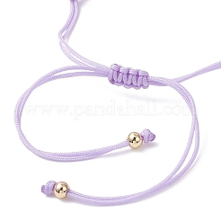 Braccialetti con perline di vetro a forma di fiore e perline di agata naturale&nbsp;BJEW-MZ00222-02