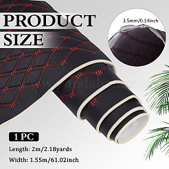 PVC-Leder mit Schaumstoffgewebe&nbsp;DIY-WH0671-392C