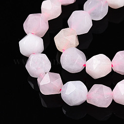 Chapelets de perles en jade blanc naturel teinté&nbsp;G-T139-8mm-46V