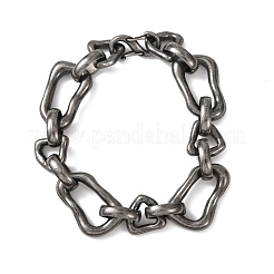 Armbänder aus massivem 304-Edelstahl für Damen und Herren&nbsp;BJEW-C148-03AS