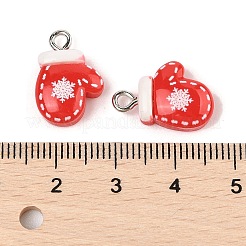 Pendentifs en résine opaque sur le thème de noël&nbsp;RESI-S08-01A