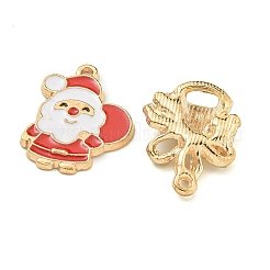 Pendentifs en émail de la série de Noël en alliage&nbsp;FIND-U010-04