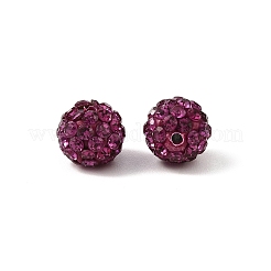 Polymer Ton Strass Perlen&nbsp;RB-H284-8MM-502