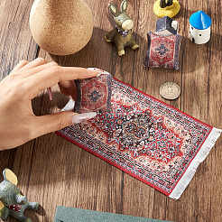 Mini tapis en nylon de style turc&nbsp;AJEW-TA0003-66B