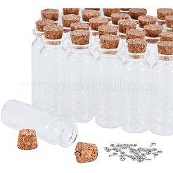 Botellas de vidrio frasco de vidrio&nbsp;AJEW-PH0015-02