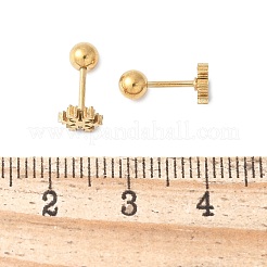 Ohrstecker aus 304 Edelstahl für Damen&nbsp;EJEW-E603-04B-G