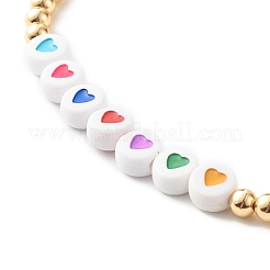 7 chakra teint naturel malaisie jade perles rondes bracelets extensibles ensemble pour fille femmes&nbsp;BJEW-JB07003