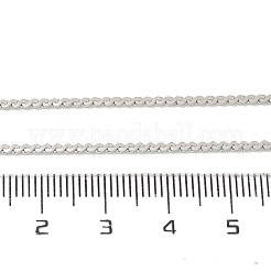 1.5 mm dicke Serpentinenketten aus Messing mit Gestellbeschichtung für Damen und Herren&nbsp;MAK-L044-12P