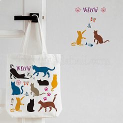 Wiederverwendbare Zeichenschablonen aus Kunststoff&nbsp;DIY-WH0172-294