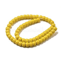 Chapelets de perles en verre opaques&nbsp;GLAA-NH0002-B08