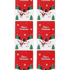 200 Stück selbstklebende Papieraufkleber mit Weihnachtsmotiven.&nbsp;DIY-M070-02T