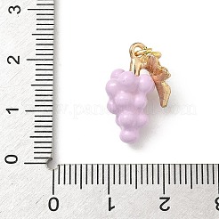 Ciondoli smaltato in ottone&nbsp;KK-H523-01G-G