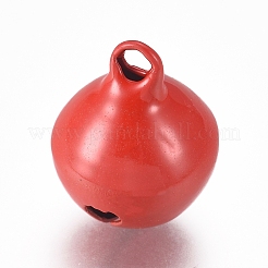 Pendentifs cloches en fer peint à la cuisson&nbsp;IFIN-WH0052-03N