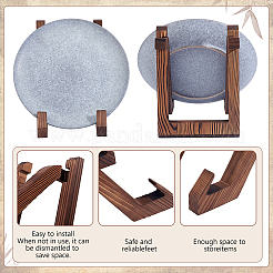 6 porte-recettes en bois&nbsp;ODIS-WA0001-25