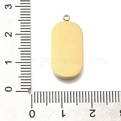 Ionenplattierung (IP) 304 Edelstahl Pavé Muschel Anhänger&nbsp;STAS-K263-73G