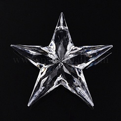 Transparenten Acryl-Anhänger&nbsp;X-TACR-T028-09A