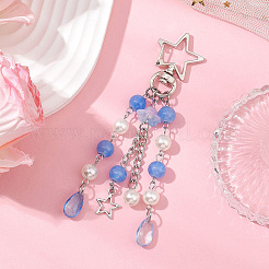 4 pendentif méduse en acrylique et plastique ABS&nbsp;KEYC-SP0001-32B
