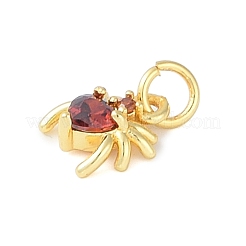 Colgante micropavé cubic zirconia de latón&nbsp;KK-S390-03G-02