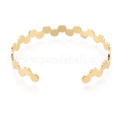 Messing-Armbänder für Damen&nbsp;BJEW-N035-03G