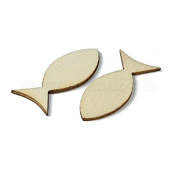 100 Stück Holzcabochons&nbsp;WOOD-G020-03
