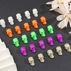 120 Stück Halloween-Kunststoffperlen in 6 Farben&nbsp;KY-CA0001-46