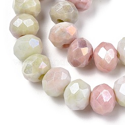 Colliers de perles de verre teintées à effet ombré&nbsp;GLAA-C023-02-B03