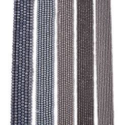 Fili di vetro in giada imitazione di colore solido opaco&nbsp;EGLA-A044-P1mm-D10