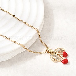 Halskette für Damen&nbsp;NJEW-H092-04G